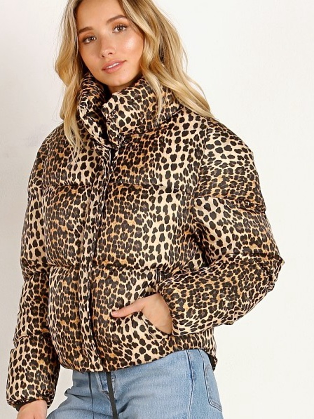 Apparis Paula Leopard Puffer Jacket